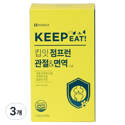 허글 강아지 관절 슬개골 탈구 영양제 트릿 30p, 150g, 뼈/관절강화, 3개