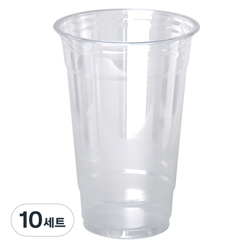 블룸엣홈 PET 일회용 투명컵, 470ml, 25개, 10세트