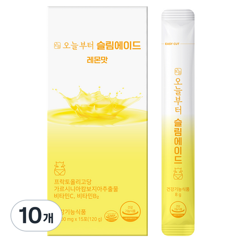 오늘부터 슬림에이드 다이어트보조제 레몬맛, 10개, 120g