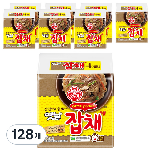 오뚜기옛날 잡채 75g 멀티, 128개