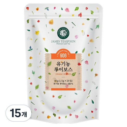 제임스티스푼 유기농 루이보스, 1.5g, 20개입, 15개