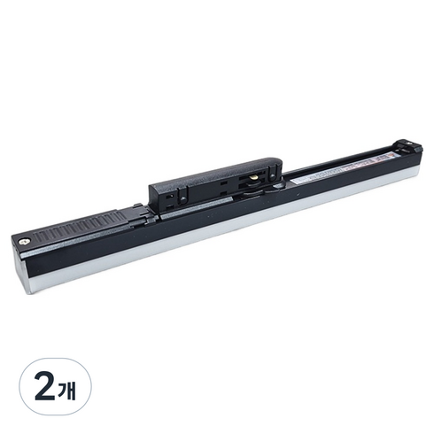 블링라이트 YDNTS LED T라인 레일조명 8W 300mm, 주백색(블랙), 2개