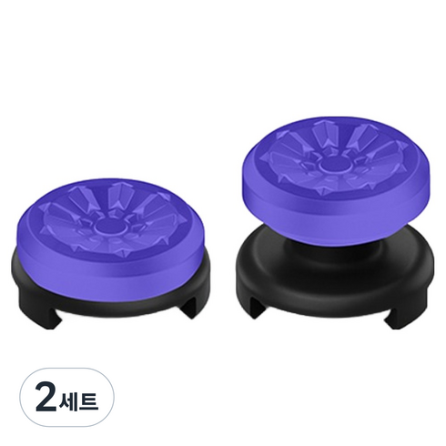 스페이스쉴드 소니 플레이스테이션 PS5 듀얼센스 호환 슈팅스타 FPS 키높이 썸 스틱캡 세트, 블루, 2세트