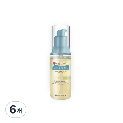 오가닉그라운드 스쿠스쿠오일, 50ml, 6개