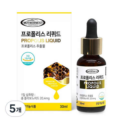 마더네스트 프로폴리스 리퀴드, 30ml, 5개
