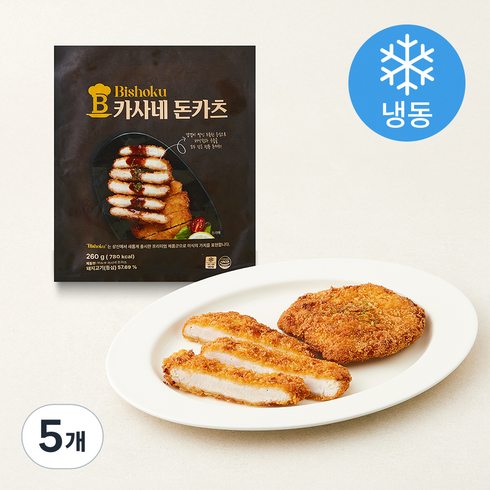 상신종합식품 비쇼쿠 카사네 돈카츠 (냉동), 260g, 5개