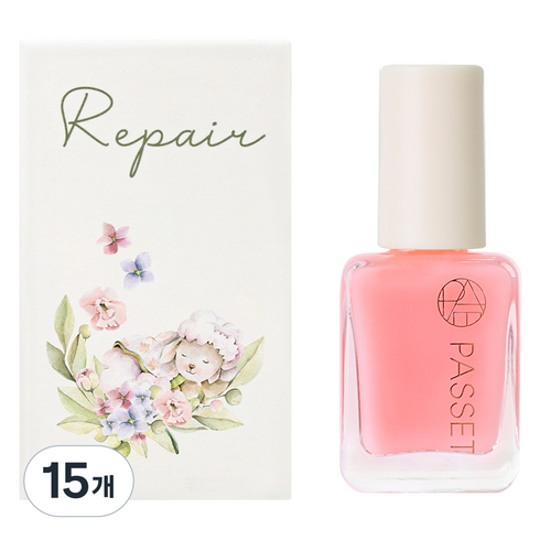 파셋 리페어 튼튼양 네일 영양제 핑크, 7ml, 15개