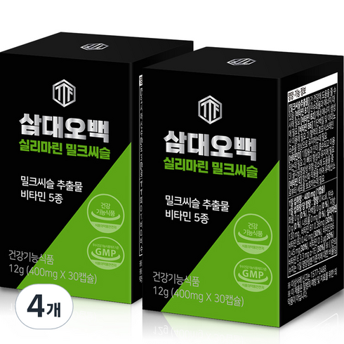 삼대오백 실리마린 밀크씨슬, 30정, 4개