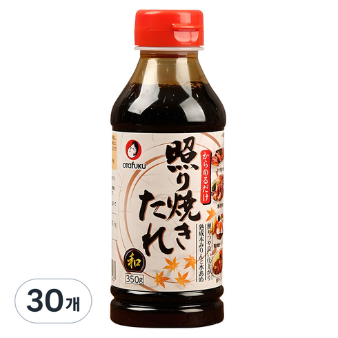 오타후쿠 데리야끼 타레 소스, 30개, 350g