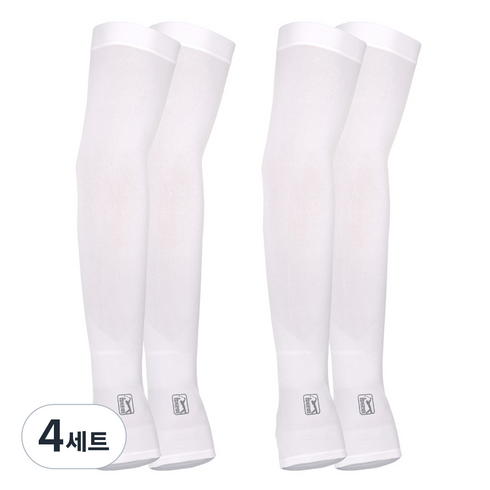 PGA투어 쿨토시 손가락형, 화이트, 4세트