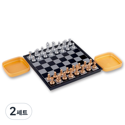 바니랜드 자석 큰 체스세트, 혼합색상, 2세트
