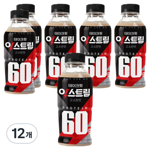 테이크핏 익스트림 압도적 단백질 설계 고소한맛, 12개, 450ml