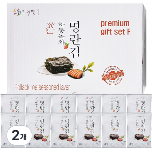 하동권여사 명란김 전장 선물세트 30g 12p, 360g, 2개