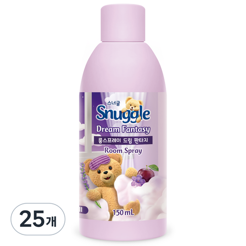 스너글 룸스프레이 드림 판타지 리필, 25개, 150ml