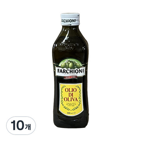 파르키오니 퓨어 올리브유, 500ml, 10개