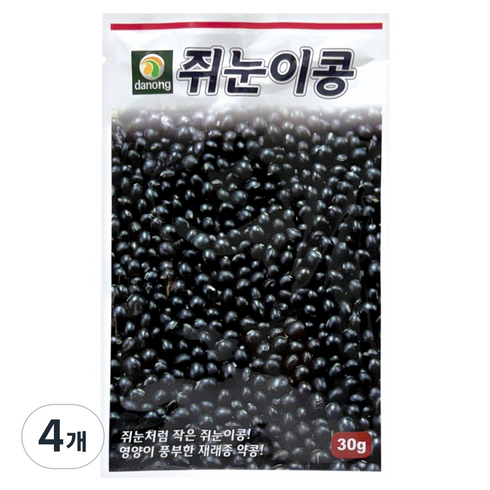 다농 쥐눈이콩 씨앗 30g, 4개