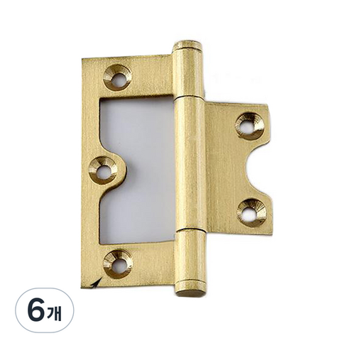 인테리어 가구 부속품 빈티지 가구 도어 장농경첩 09 T3611 6cm, 무광 기모, 6개