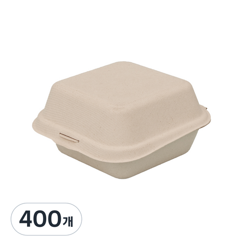 더담다 펄프 도시락, 400개, 1개입