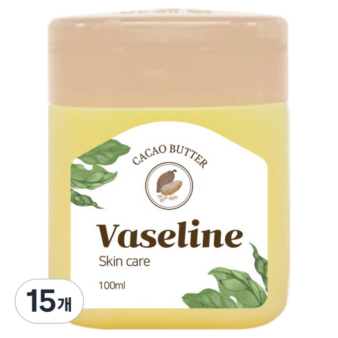 삼현제약 바세린 오리지널 스킨 젤리 카카오버터, 100ml, 15개