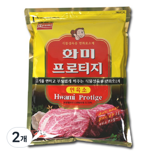 화미 프로티지 연육소, 1kg, 2개