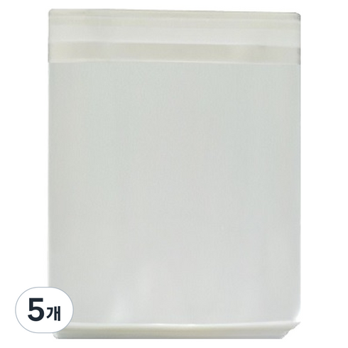 생활을그리다 식품용 접착식 OPP 봉투 9 x 9 cm 400p, 5개