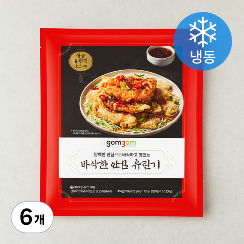 곰곰 바삭한 안심 유린기 (소스 150g 포함), 450g, 6개