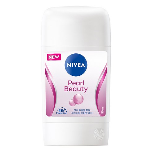 니베아 펄 앤 뷰티 데오드란트 스틱, 50ml, 1개