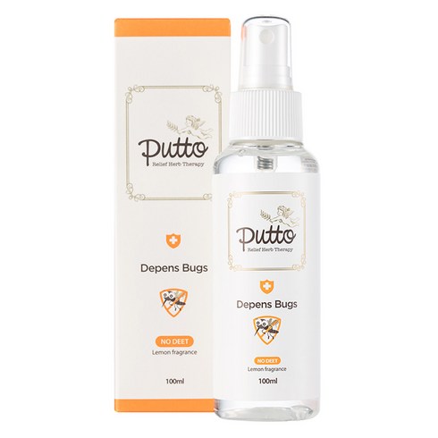 퓨토 디펜스 벅스 레몬향액 벌레기피제, 100ml, 1개
