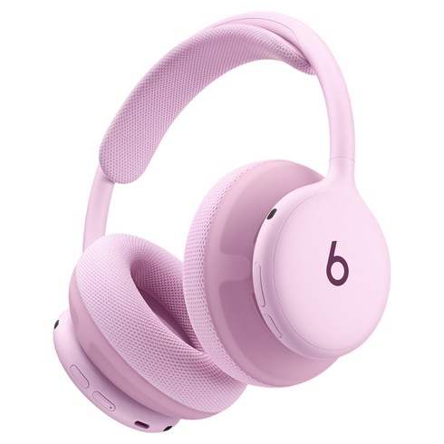 Apple Beats 360 무선 오버이어 헤드폰, 핑크 + 핑크 니트 쿠션