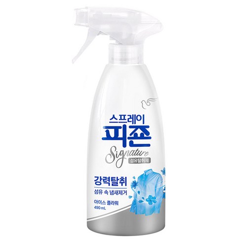 피죤 스프레이 시그니처 섬유탈취제 아이스플라워, 490ml, 1개