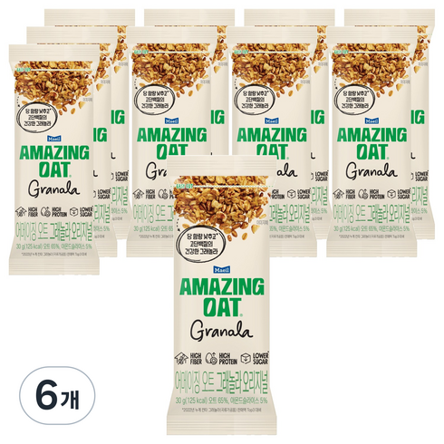 어메이징오트 그래놀라 오리지널 10p, 300g, 6개