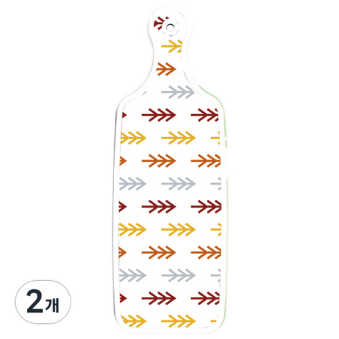 로엠디자인 양면 서빙 도마 보드 채소그린, 소나무화이트, 2개
