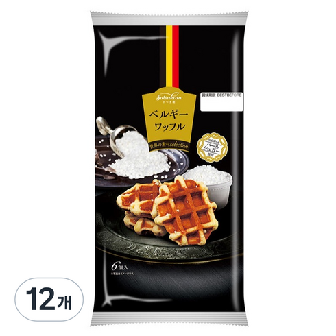 마루나카 벨지안 와플 6p, 174g, 12개
