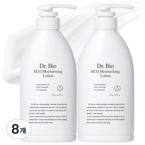 닥터바이오 에코 모이스춰라이징 로션, 750g, 8개