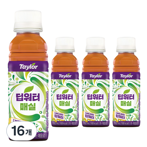테일러 딥워터 매실, 180ml, 16개