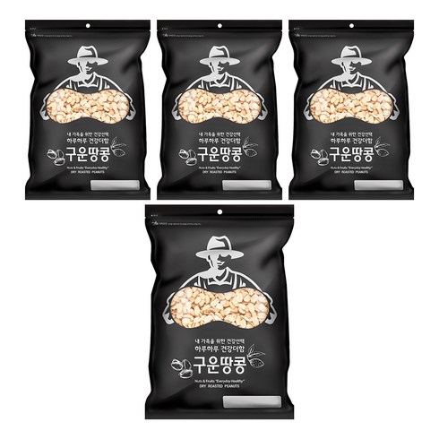 넛츠팜 구운땅콩, 1kg, 4개