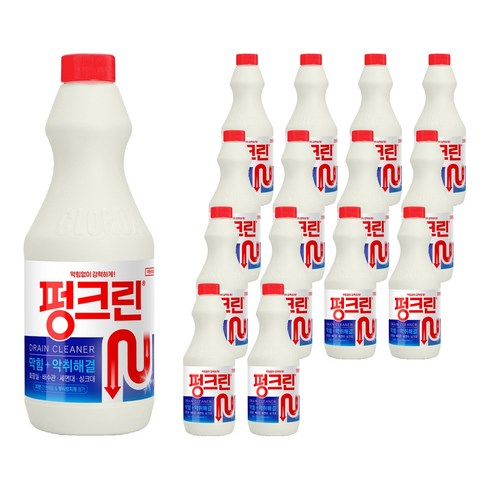 펑크린 배수관세정제, 1L, 15개