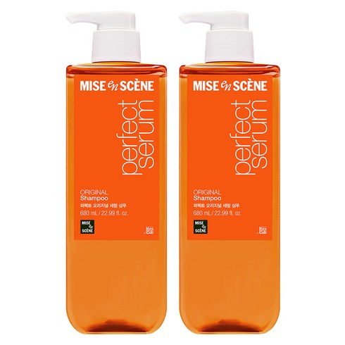 미쟝센 퍼펙트 오리지널 세럼 샴푸, 680ml, 2개