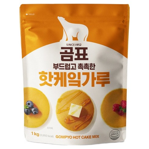 곰표 부드럽고 촉촉한 핫케잌가루, 1kg, 1개