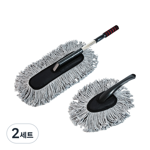 불스원 퍼스트클래스 초극세사 2in1 먼지털이개 세트, 2세트