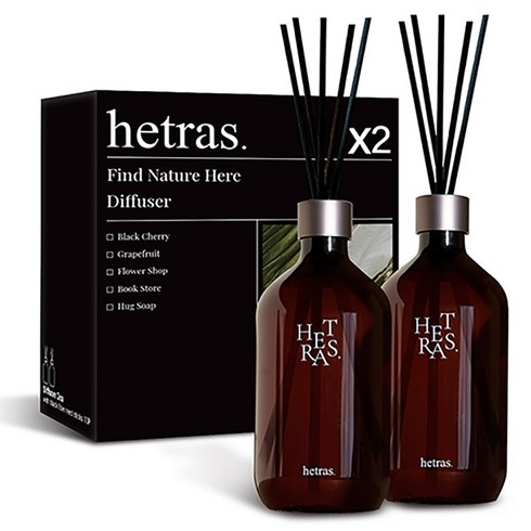 헤트라스 대용량 디퓨저, 로맨틱라벤더, 2개