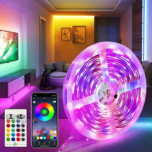 비상 RGB 간접 조명 LED바 30m, 혼합색상, 1개