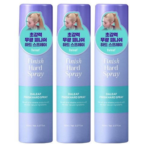 달리프 글램 피니쉬 하드 스프레이, 150ml, 3개