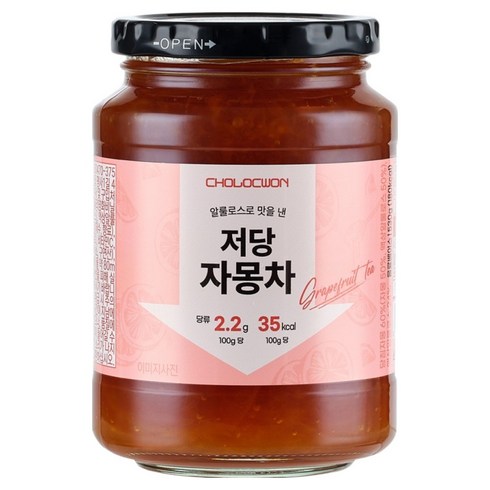 초록원 알룰로스 저당 자몽차, 530g, 1개입, 1개