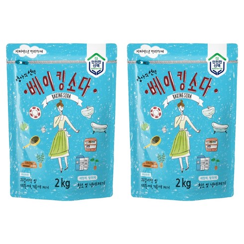 엄마의선택 베이킹소다, 2kg, 2개