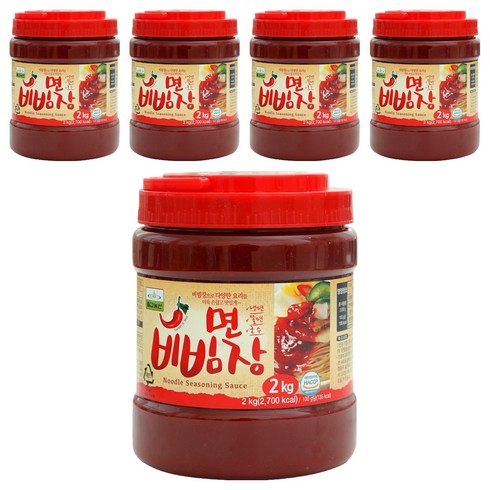 칠갑농산 면비빔장, 2kg, 5개