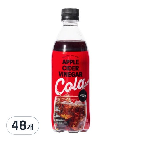 클룹 애사비소다 제로 콜라, 48개, 500ml