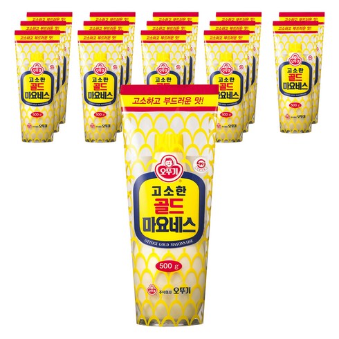 오뚜기 고소한 골드 마요네스, 500g, 15개