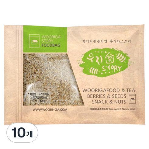우리가스토리 국산 보리엿기름, 10개, 800g