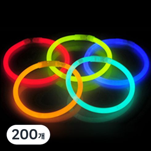 808 LED 야광 스틱 봉 콘서트 팔찌, 랜덤발송, 200개